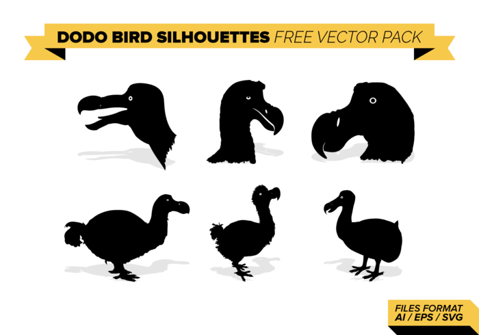 Dodo Bird Silhouettes Free Vector Pack Dodo Bird Silhouettes Free Vector Pack