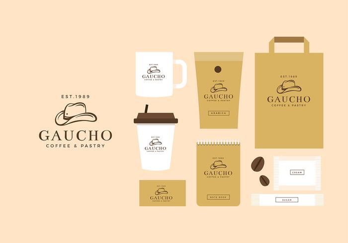 Plantilla Logotipo gaucho vector gratuito