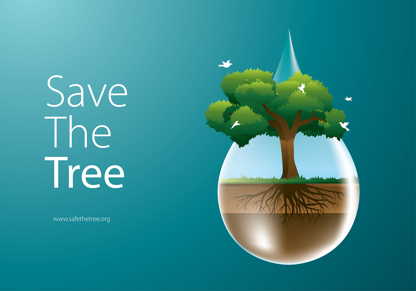 Save Trees Drawing