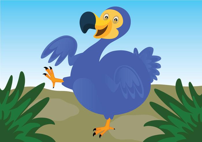 Dodo Bird Vector Background