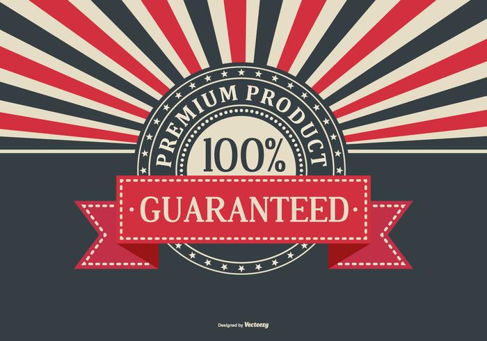 Retro Promotional Premium Product Background vector
