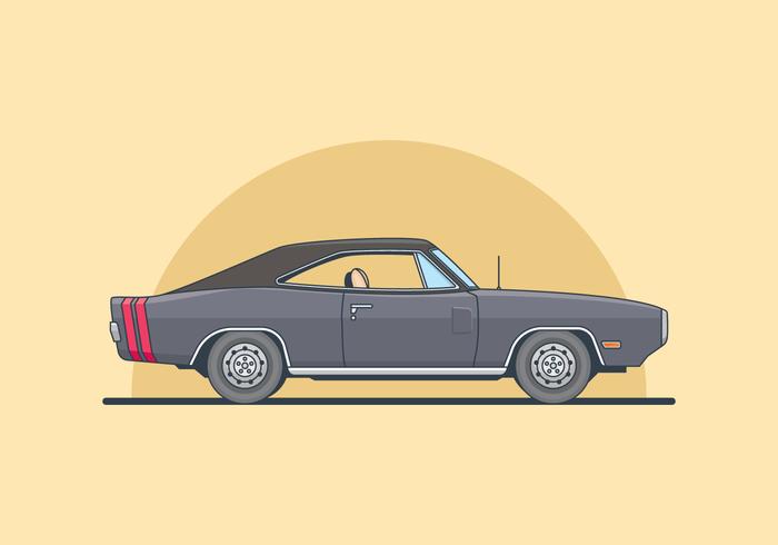 Dodge Charger Illustration vector