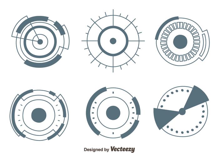 Hud Element Collection Vector