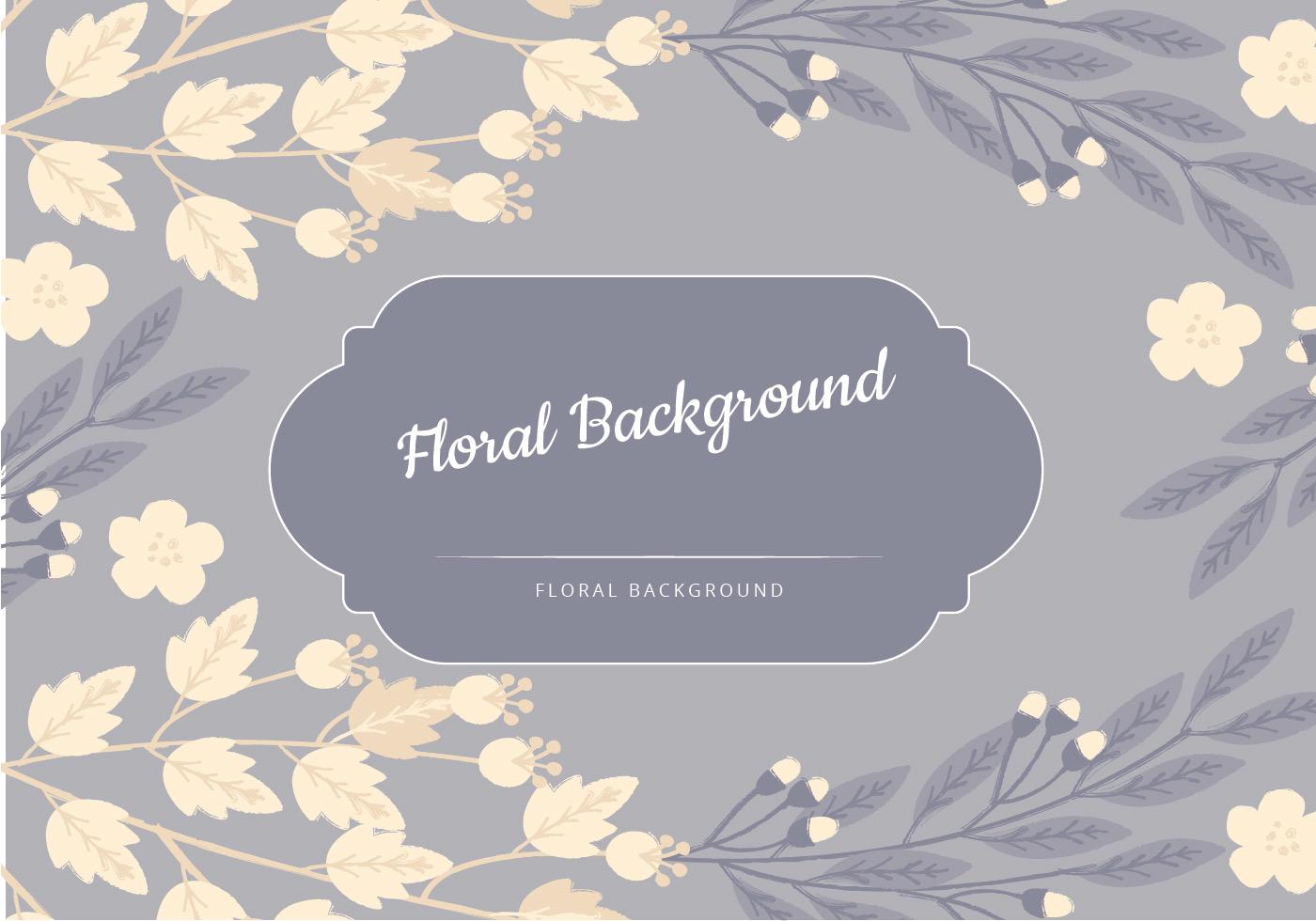 Vector Blue Floral Background 146755 Vector Art at Vecteezy
