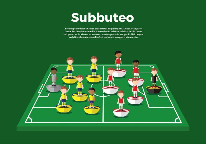 Subbuteo vectorial Juego gratuito vector