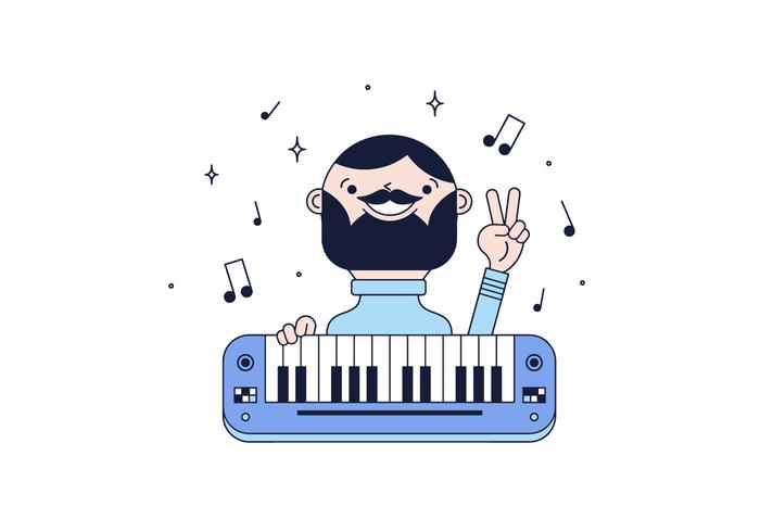 Free Pianist Vector