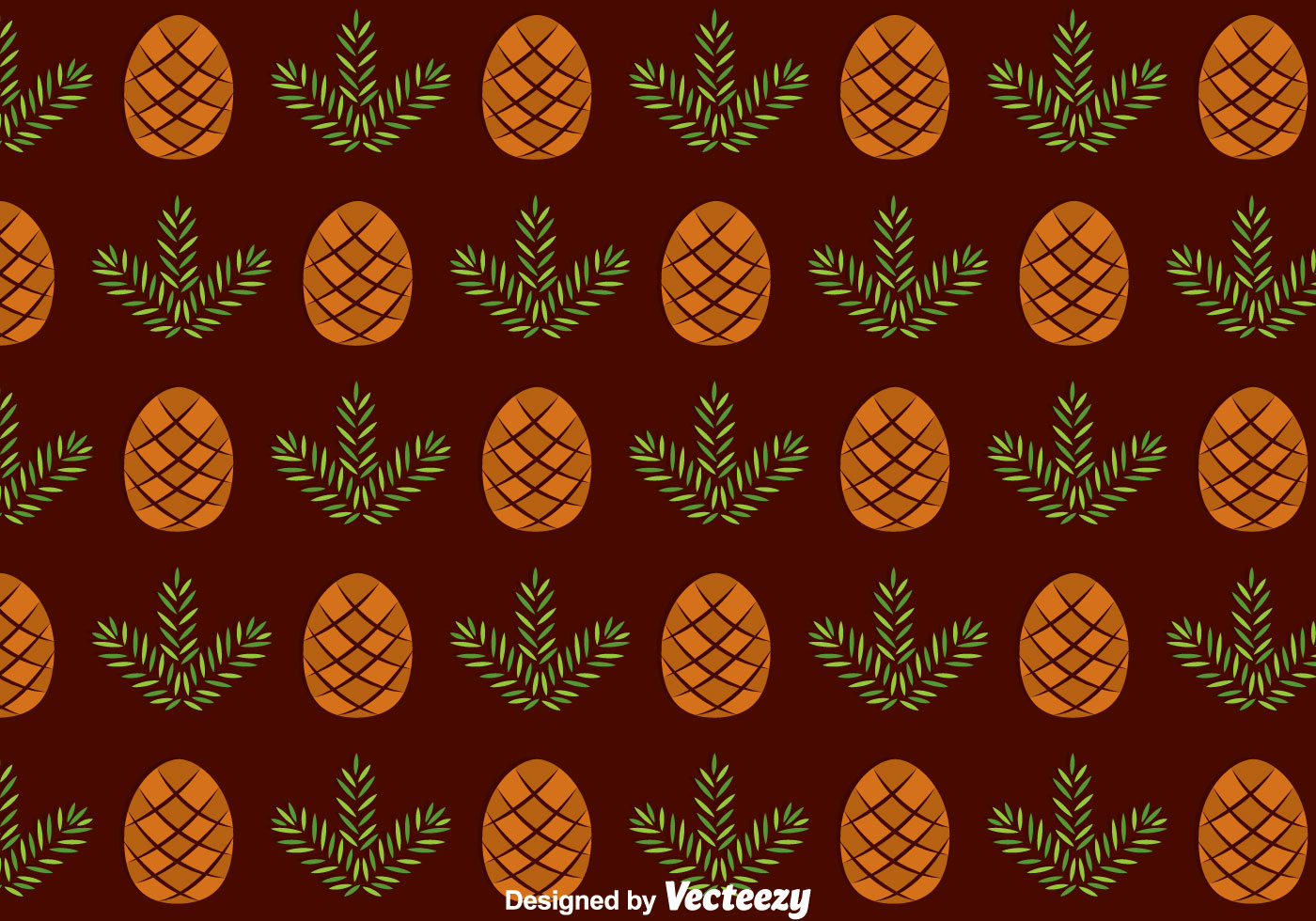 Pine Cones Seamless Pattern Vector 146794 Vector Art at Vecteezy