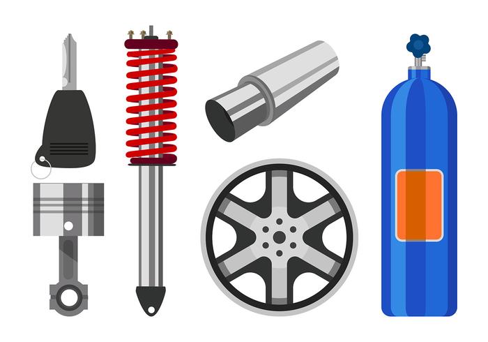 Car Equipment Free Vector