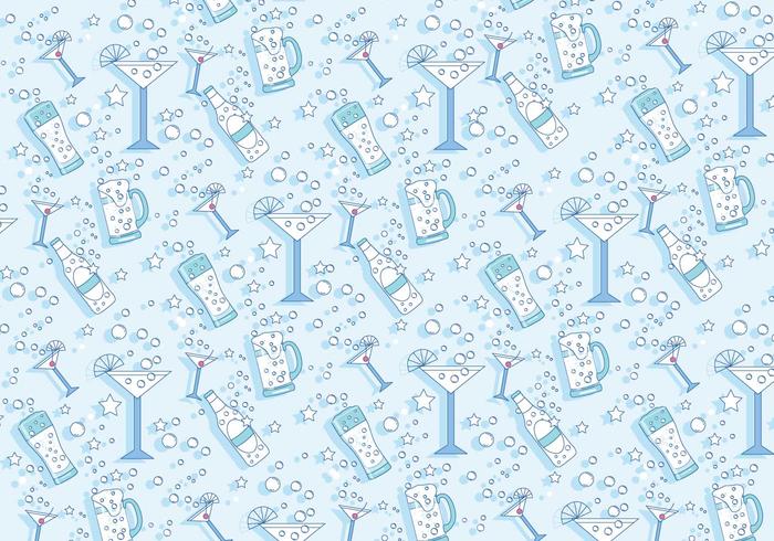 Pop Fizz Clink Pattern Vector