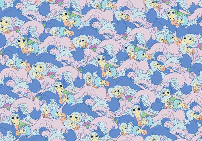 Dodo Pattern Vector Dodo Pattern Vector