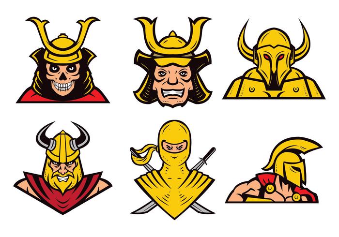 Free Warriors Mascot Vector Free Warriors Mascot Vector