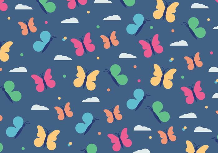 Colorful Butterfly Pattern vector