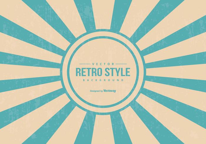 Retro Style Sunburst Background vector