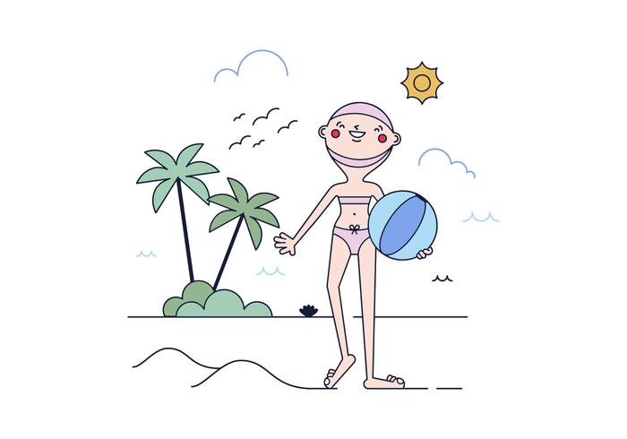 Free Swimmer Vector Free Swimmer Vector