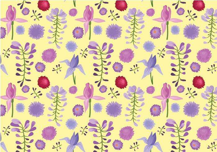 Free Garden Pattern Vectors Free Garden Pattern Vectors