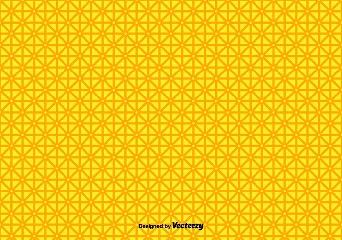 Vector Yellow Geometric Shapes Pattern