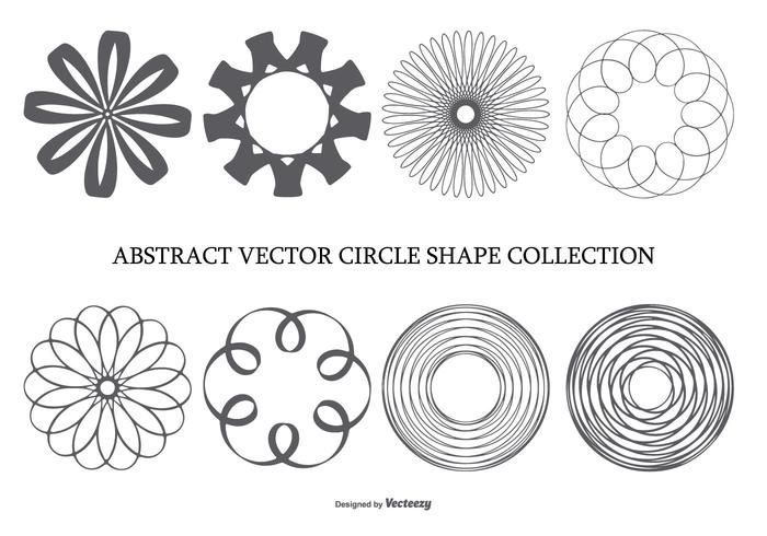 Abstract Circle Shape Collection vector