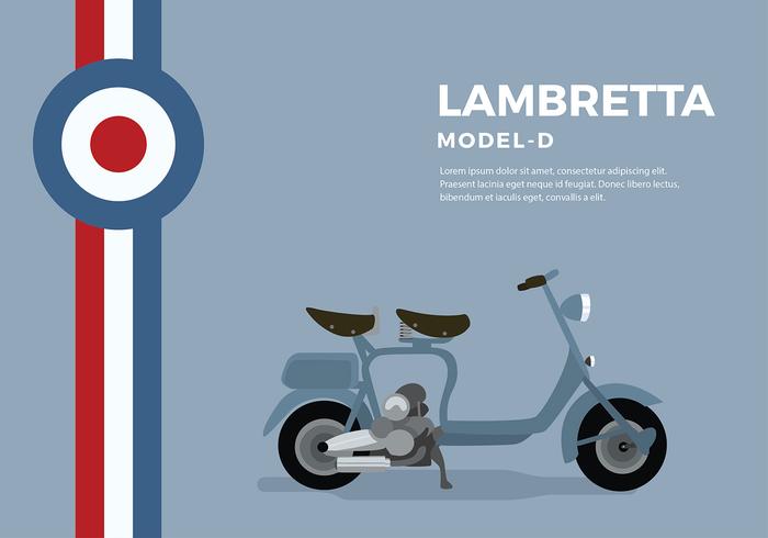 Lambretta Model D Vector