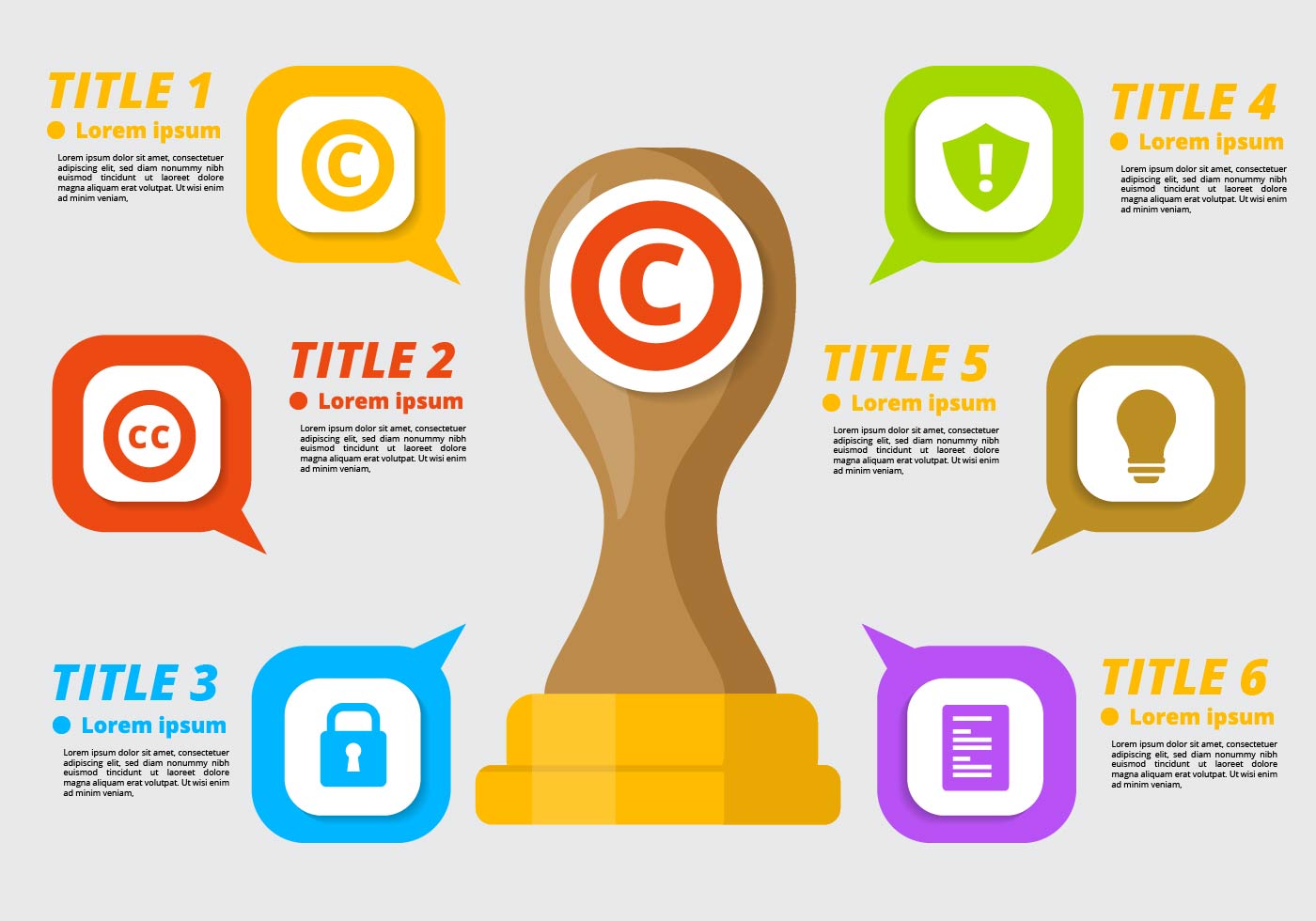 Free Copyright Infographic Vector 147032 Vector Art at Vecteezy