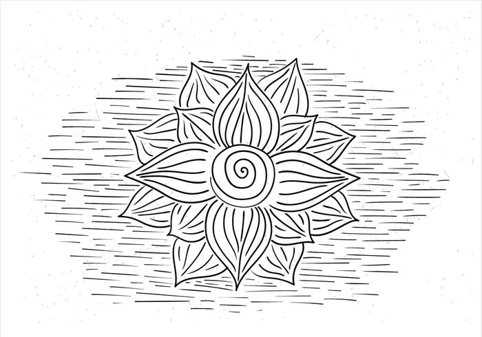 Ilustración vectorial libre de la flor vector