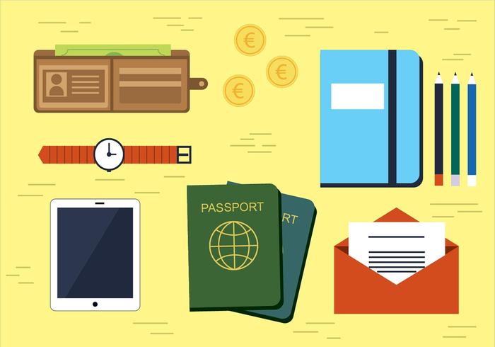 Free Vector Travel Icons Illustration Free Vector Travel Icons Illustration