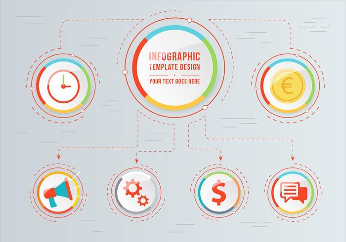 Libre de ilustración vectorial Infografía vector