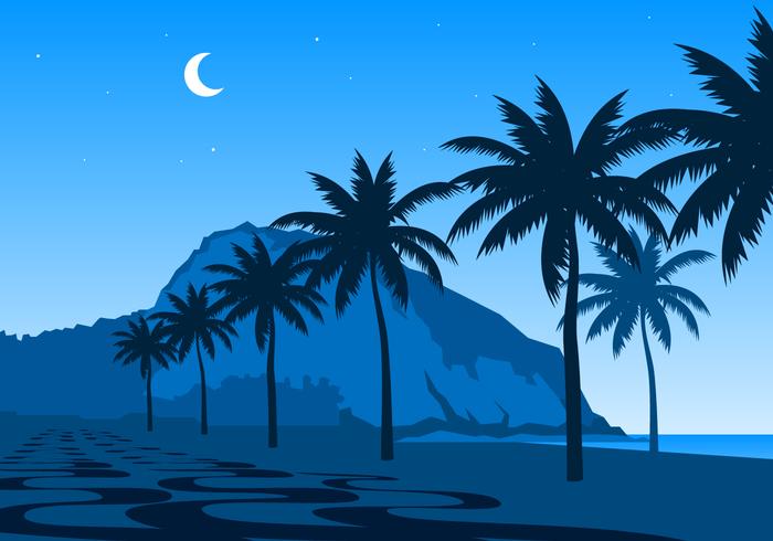 Night Of Copacabana Free Vector