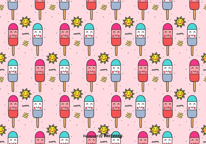 Popsicles Vector Pattern