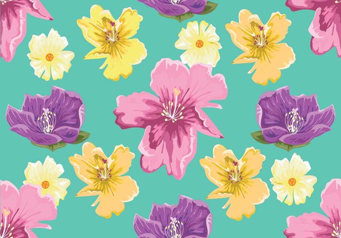 Rhododendron Seamless Pattern Vector