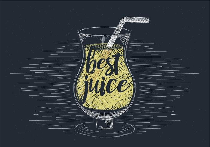 Free Hand Drawn Vector Juice Illustration