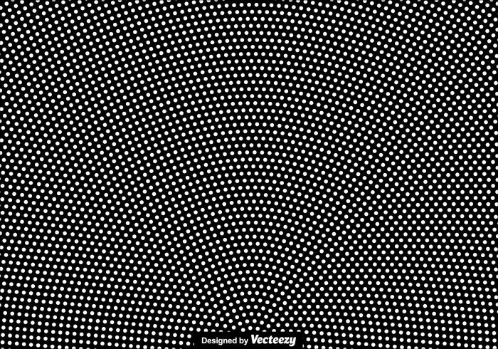Vector White Halftone Background