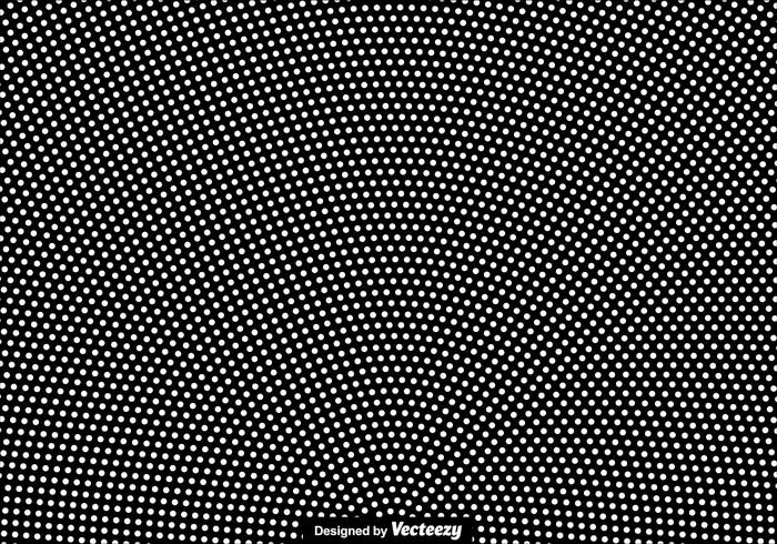 Vector White Halftone Background