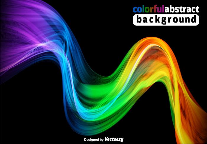 Colorido espectro de fondo - Vector