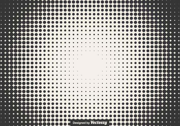 Halftone Vector Illustration