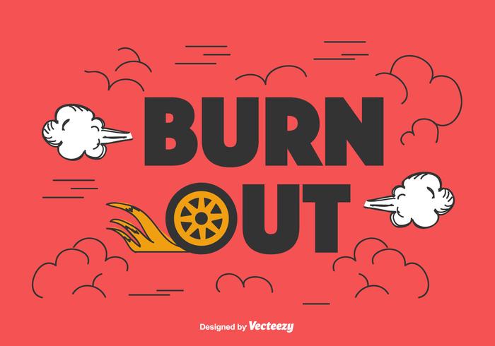 Burnout Vector Background