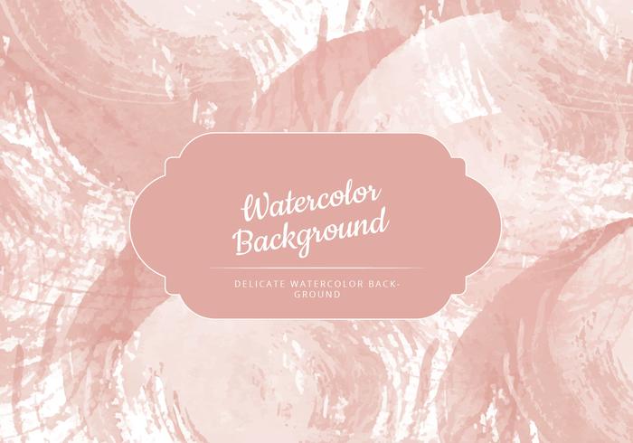 Vector Delicate Watercolor Background