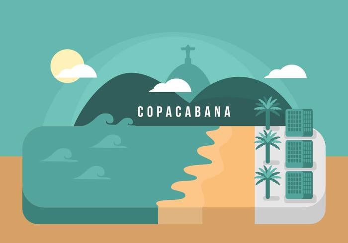 Copacabana Background vector