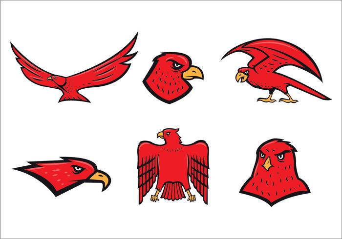 Free Falcon Mascot Vector