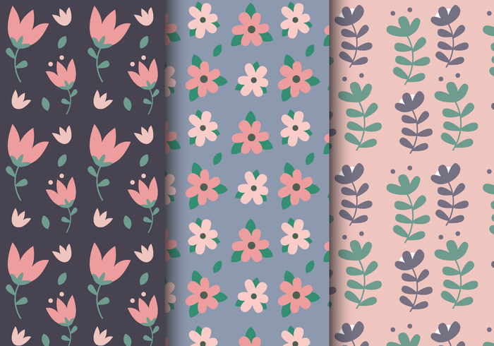 Free Spring Floral Pattern vector