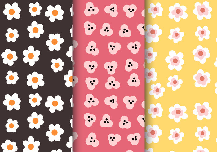 Free Spring Floral Pattern vector