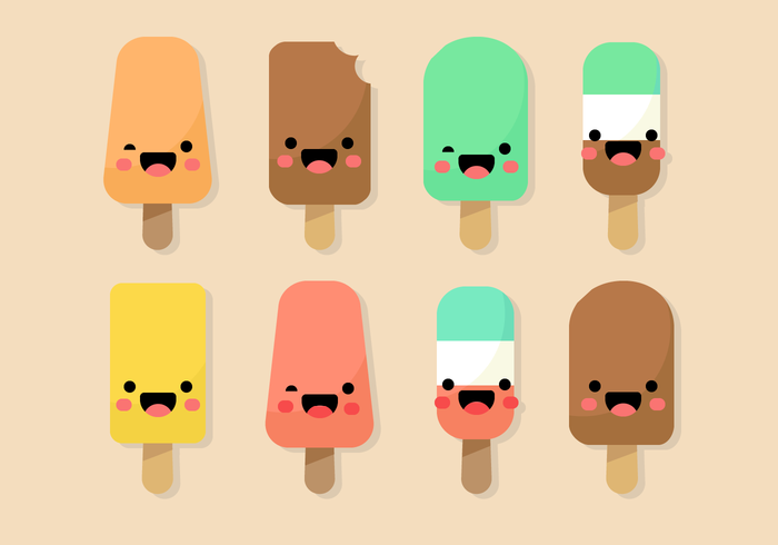 Cute Ice Cream Vector