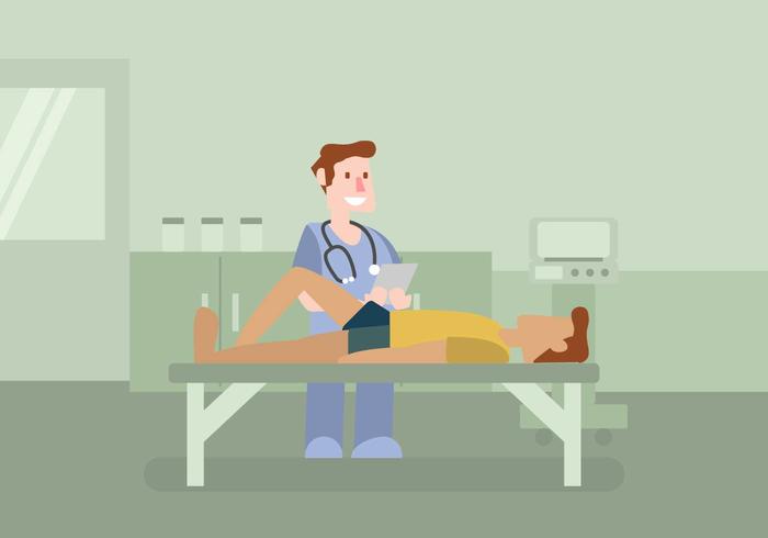 Physiotherapist Illustration vector