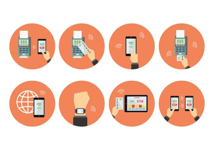 Nfc Payment Vector Nfc Payment Vector