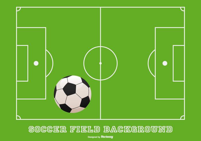 Antecedentes del campo de fútbol vector