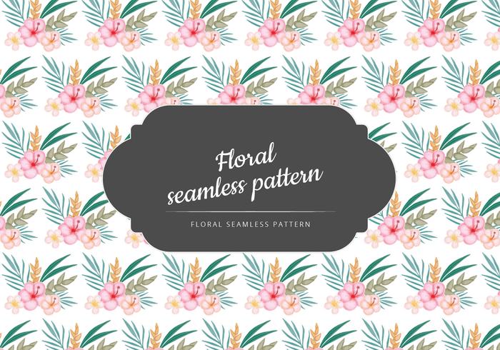 Vector Seamless Hand Drawn Floral Pattern