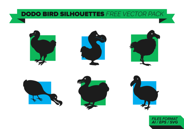 Dodo Bird Silhouettes Gratis Vector Pack Dodo Bird Silhouettes Gratis Vector Pack