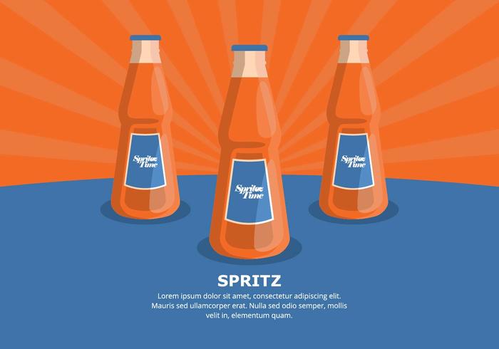 Ilustración Spritz vector