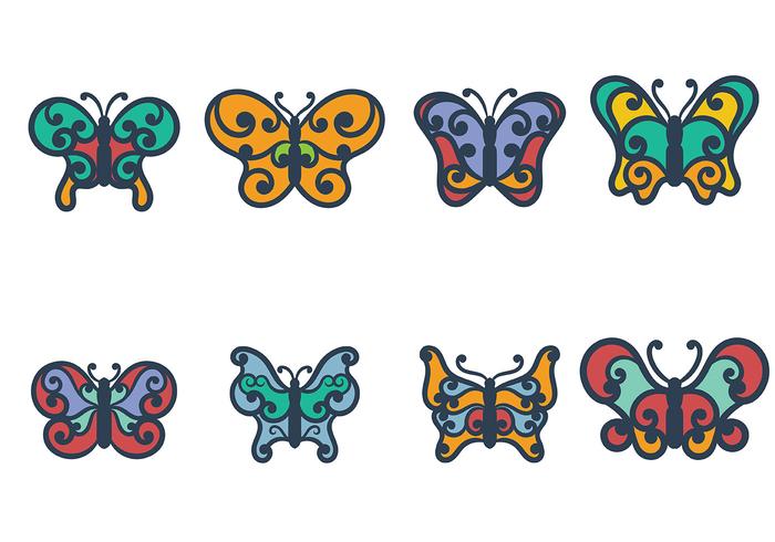 Mariposa Icon Vector