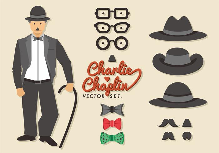 Charlie Chaplin conjunto de vectores