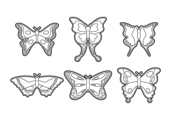 Free Beautiful Mariposa Vector